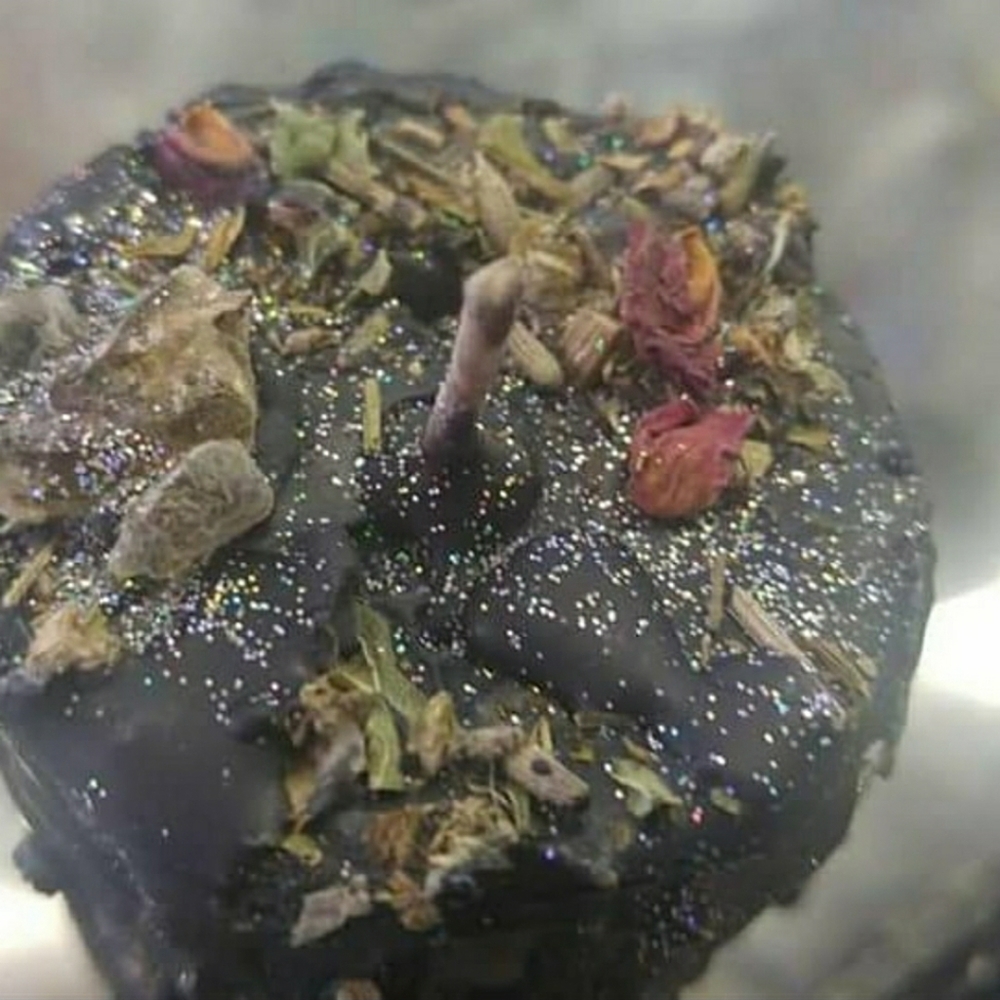 Dispel negativity pillar candle